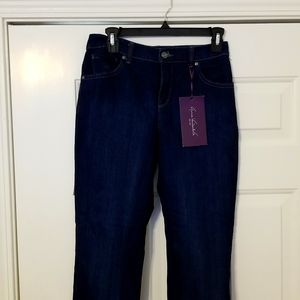 Gloria Vanderbilt Womens Amanda Classic Fit, Tapered Denim Jeans,  size 4 short.